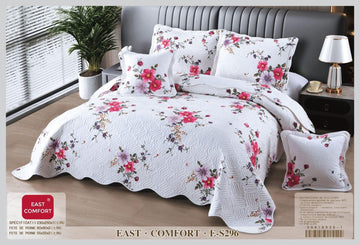 Cuvertura de pat 100% bumbac - 5 piese | 15555-CH