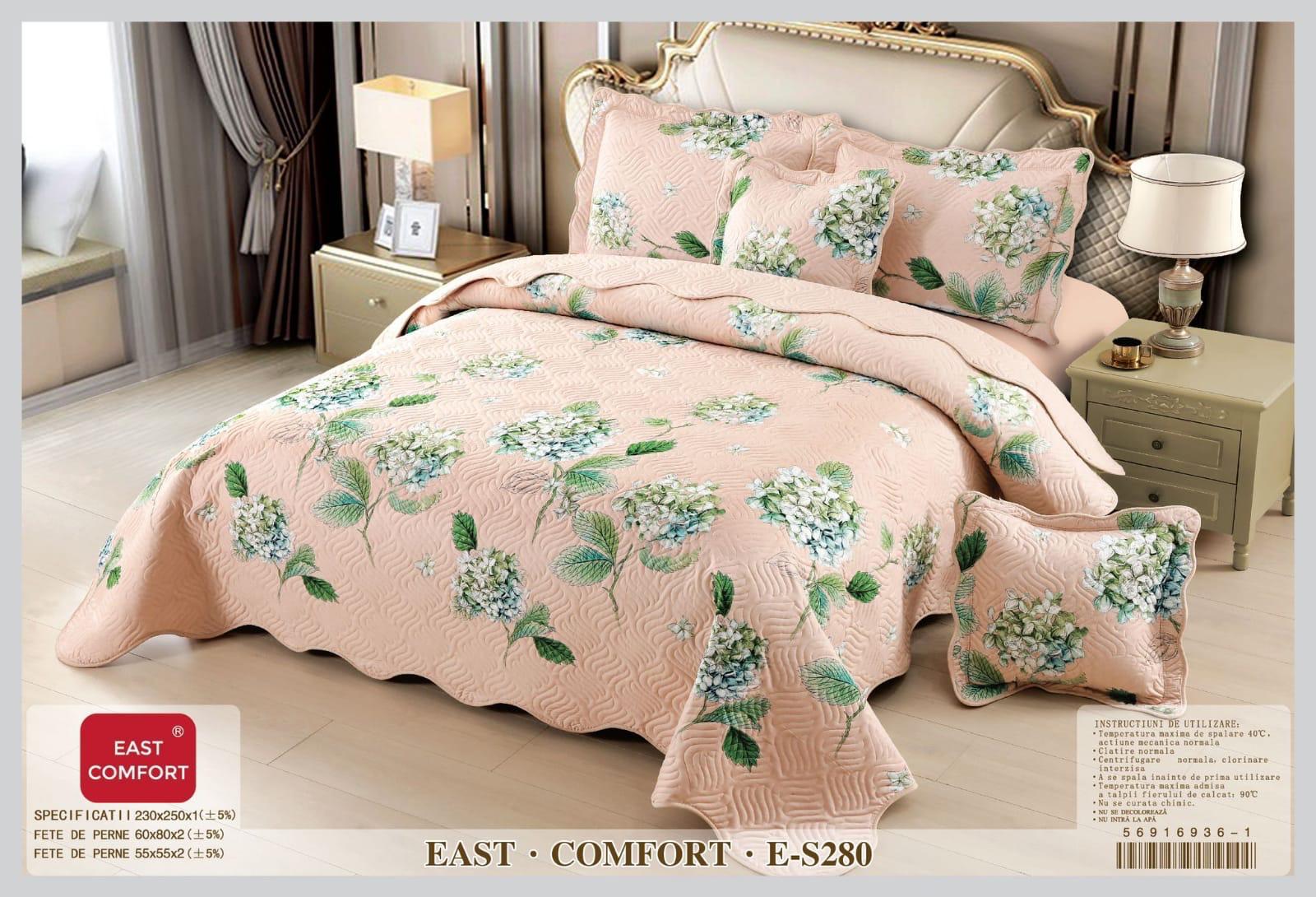 Cuvertura de pat 100% bumbac - 5 piese | 15544-CH