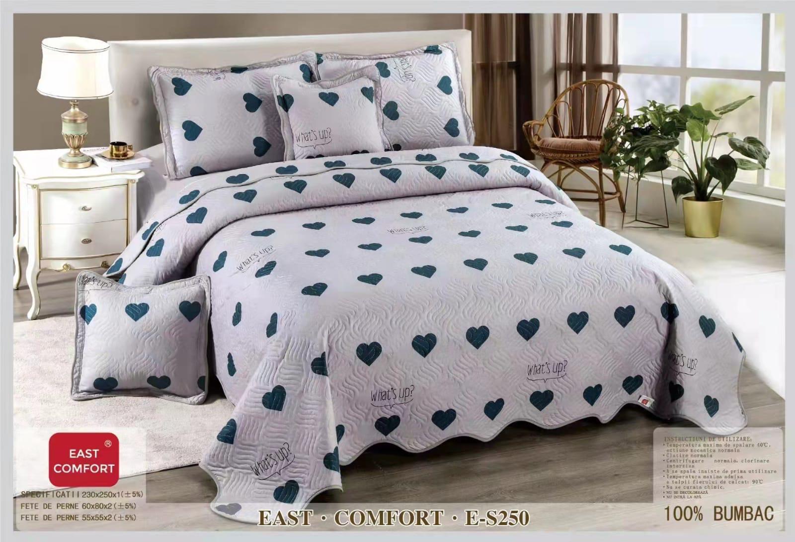 Cuvertura de pat 100% bumbac - 5 piese | 15536-CH
