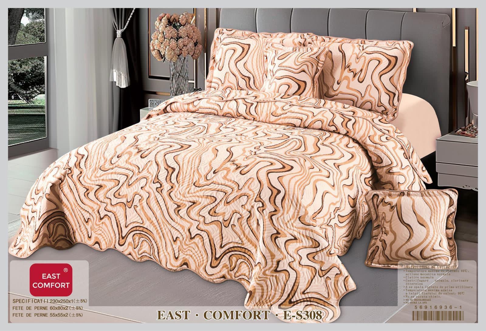 Cuvertura de pat 100% bumbac - 5 piese | 15531-CH