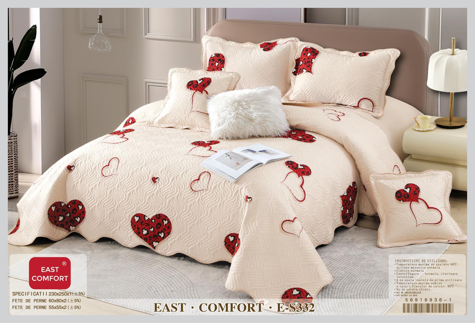 Cuvertura de pat 100% bumbac - 5 piese | 15523-CH