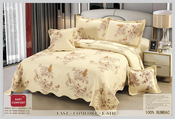 Cuvertura de pat 100% bumbac - 5 piese | 15524-CH