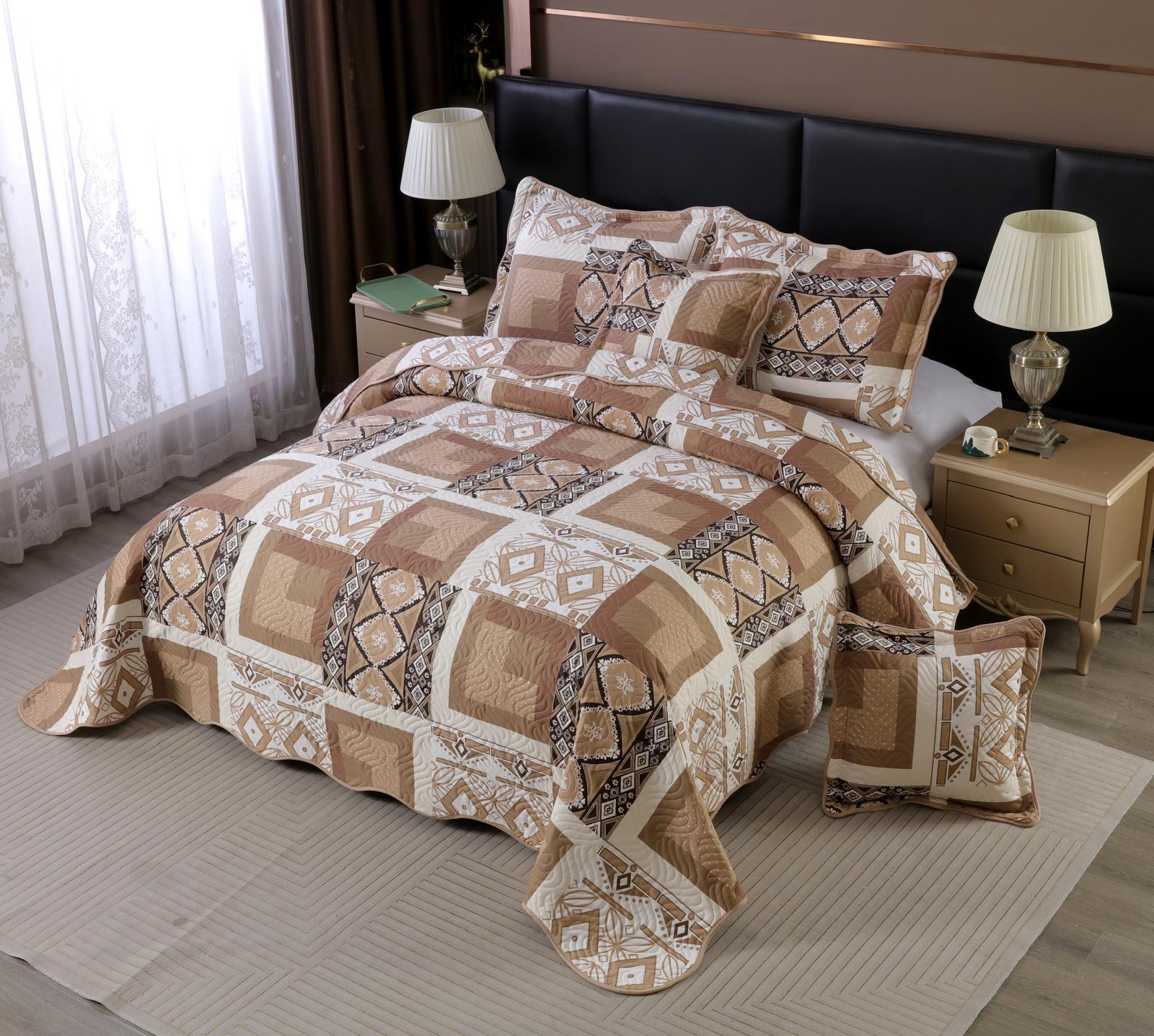 Cuvertura de pat 100% bumbac - 5 piese | 15519-CH