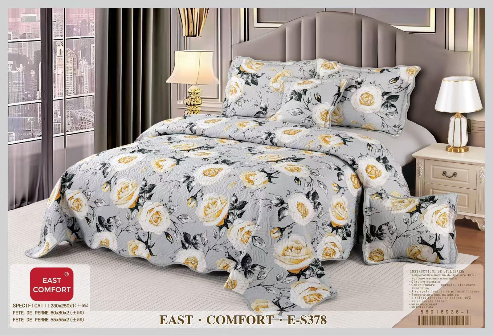Cuvertura de pat 100% bumbac - 5 piese | 15517-CH