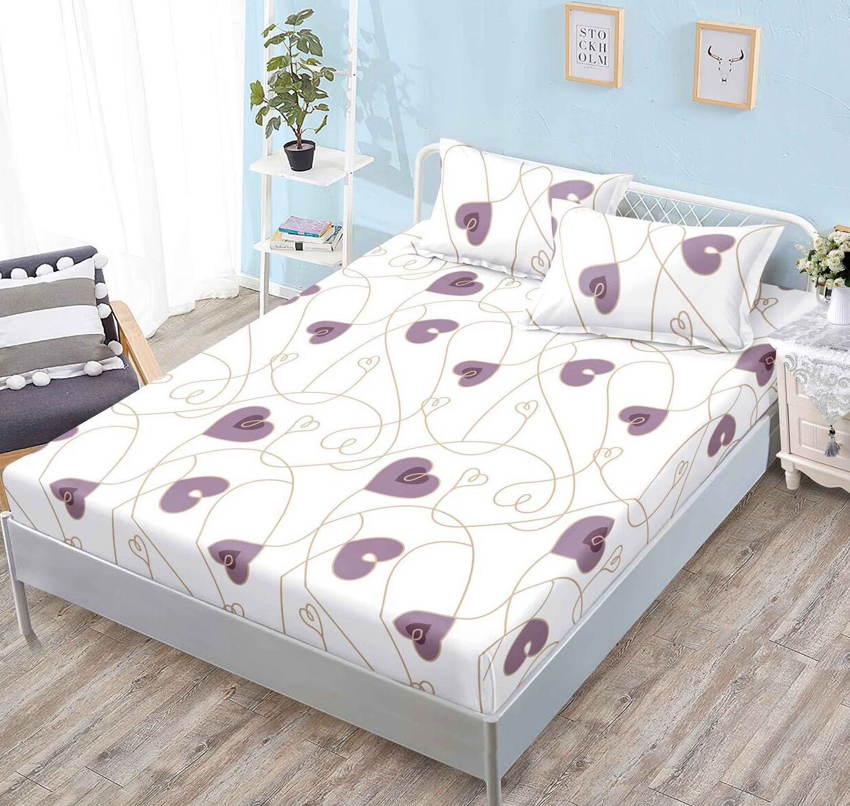 Husa de pat finet Premium - 3 piese | 15631-PR