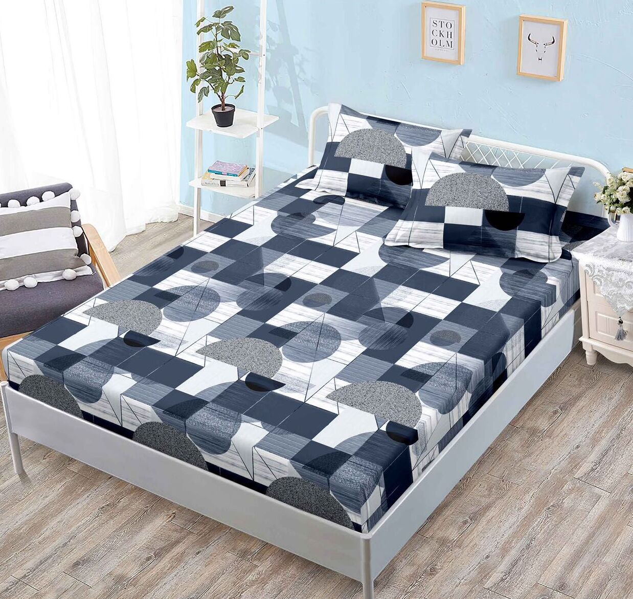 Husa de pat finet Premium - 3 piese | 15622-PR
