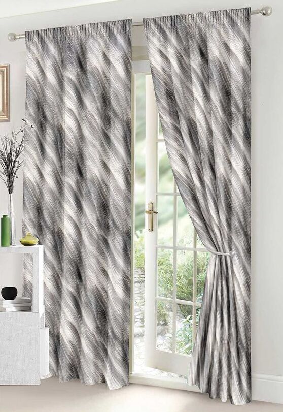 Lenjerie de pat bumbac finet – 6 piese + 2 Draperii | 16091-C