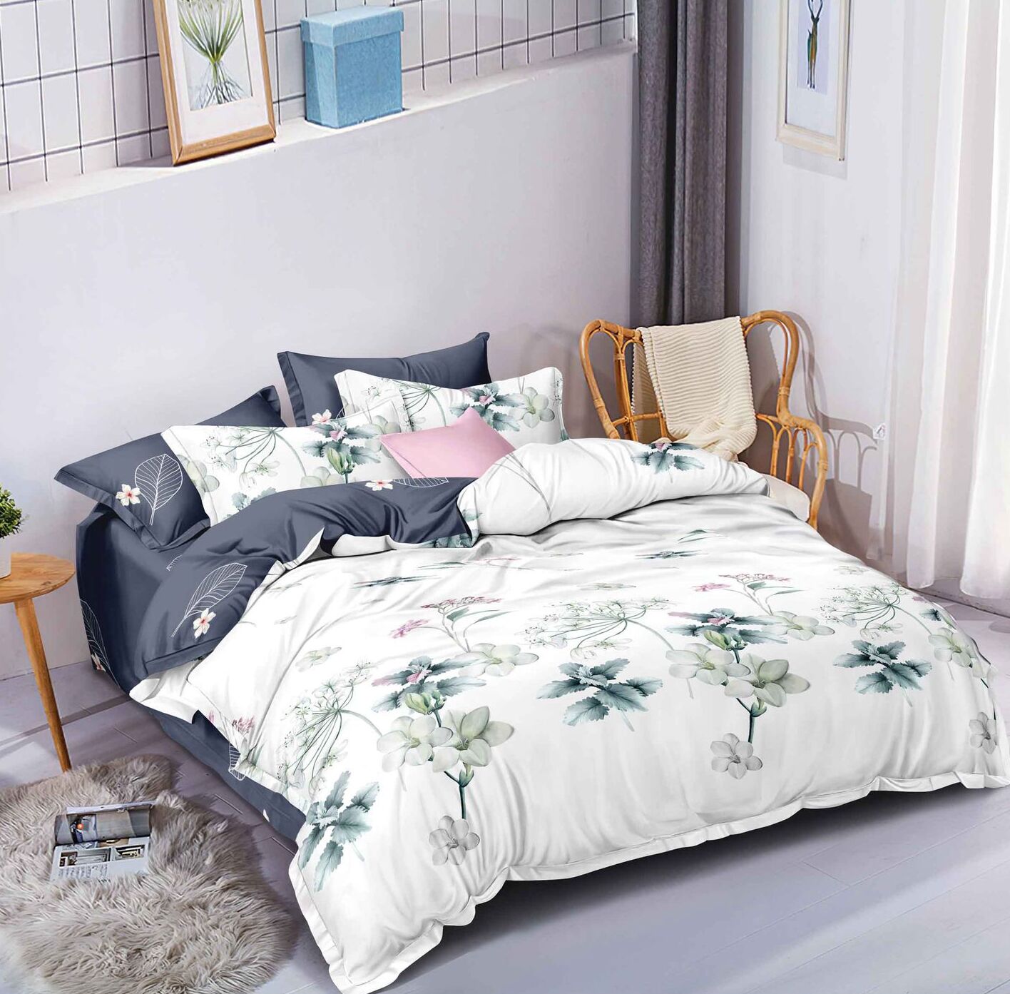 Lenjerie de pat bumbac finet – 6 piese | 16242-TL