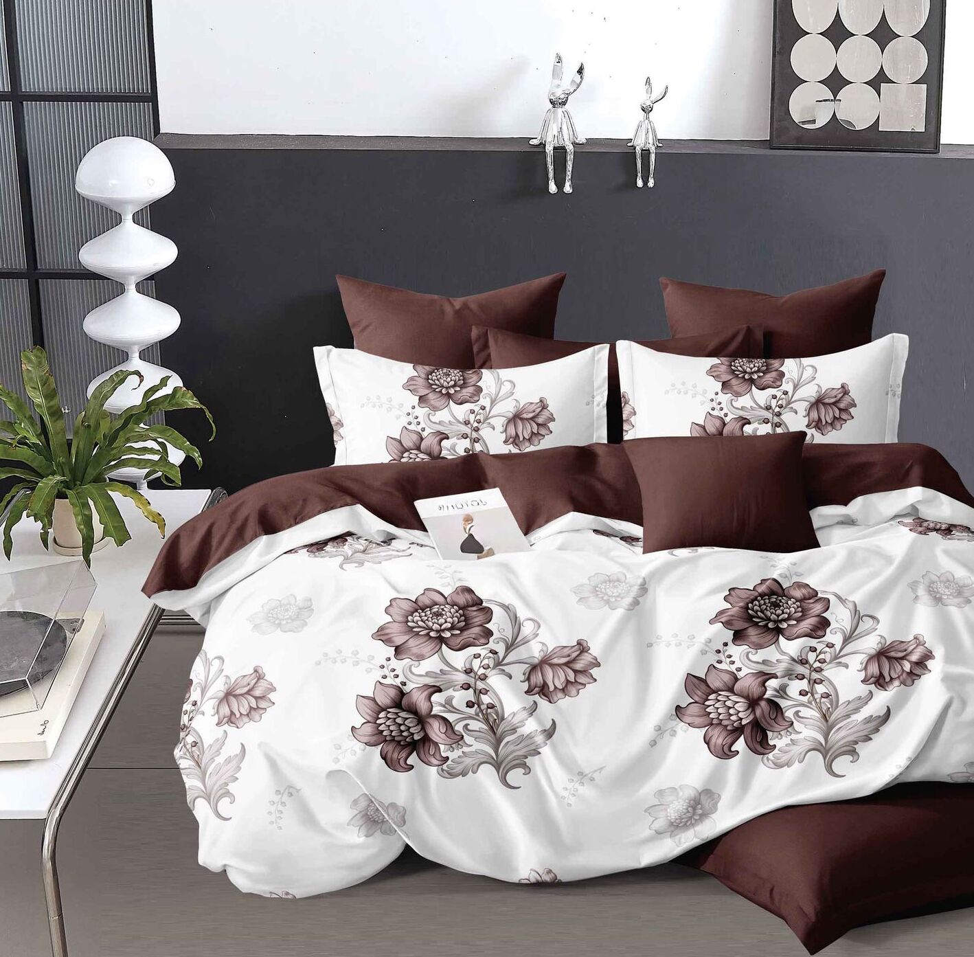 Lenjerie de pat bumbac finet – 6 piese | 16241-TL