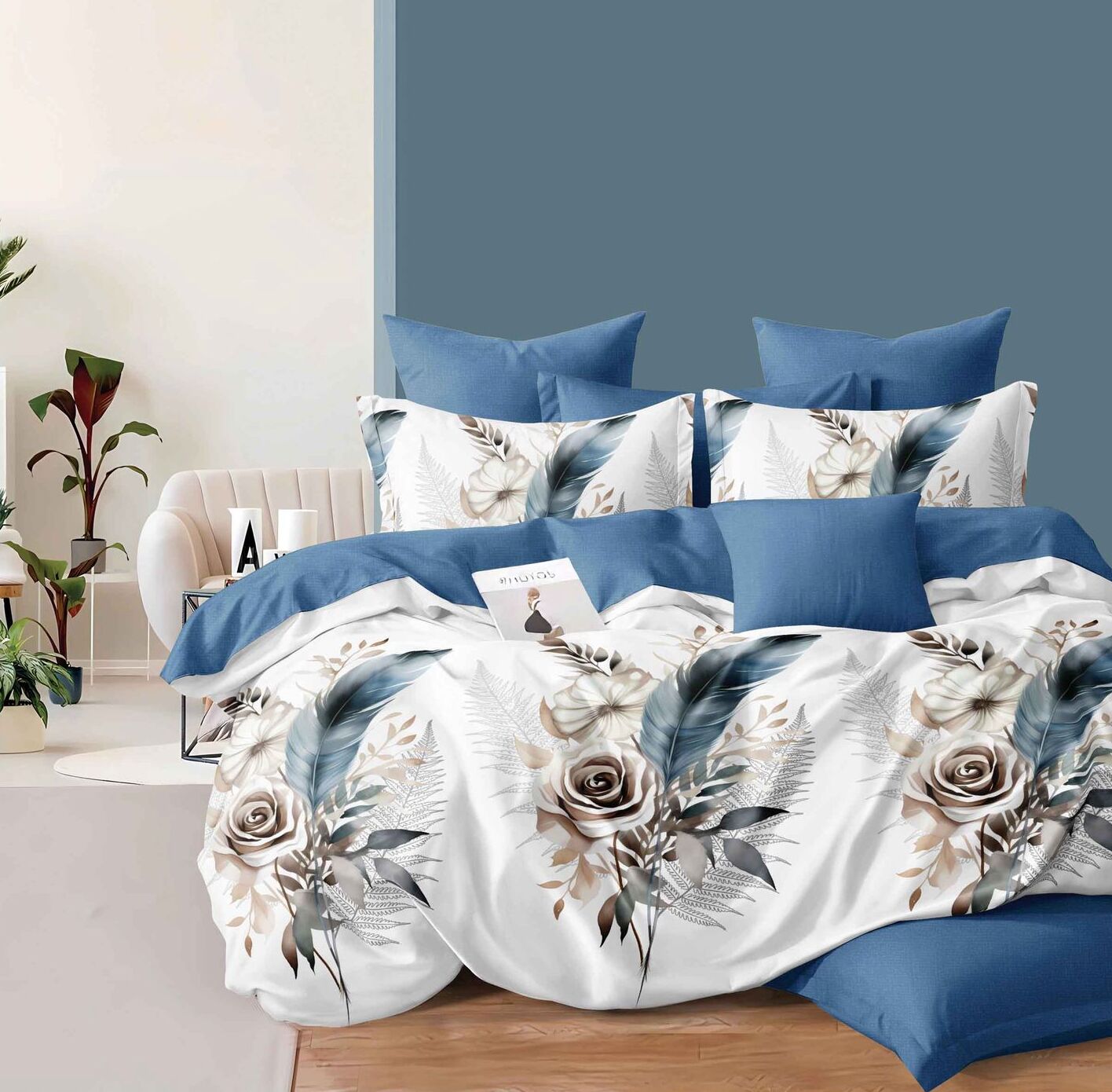 Lenjerie de pat bumbac finet – 6 piese | 16237-TL