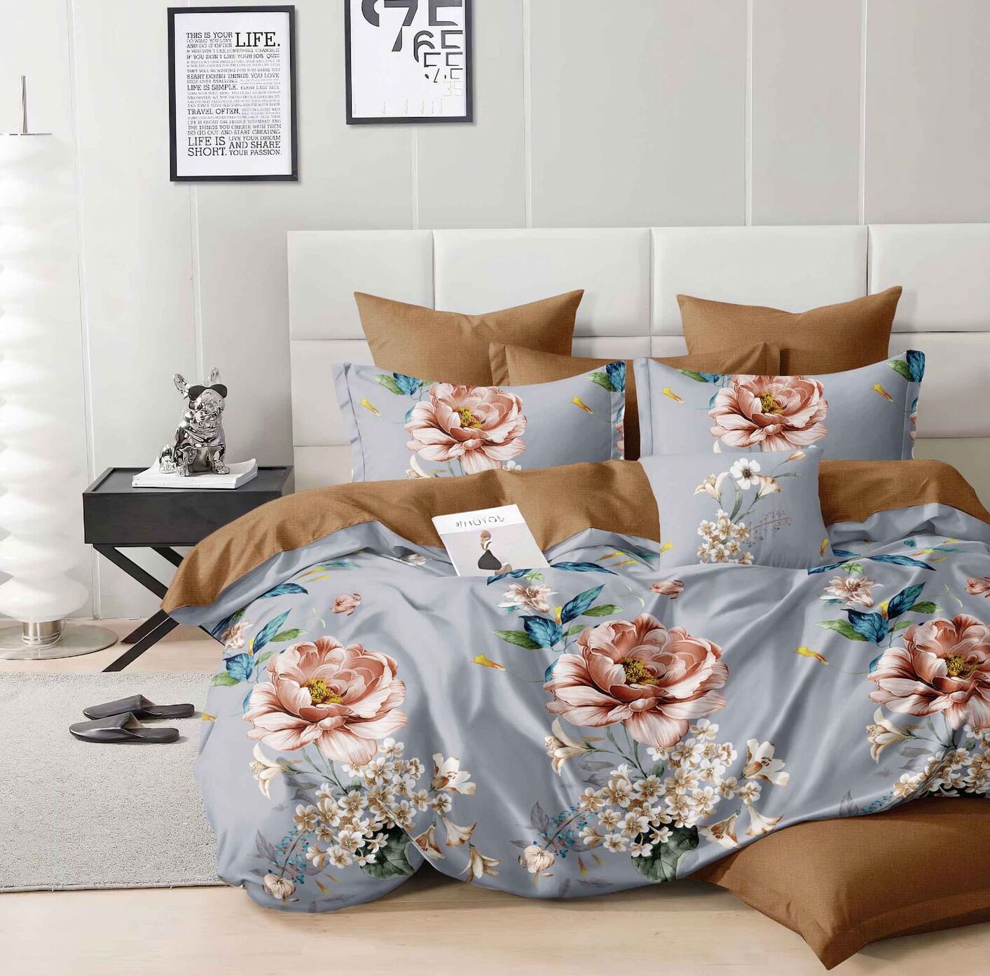 Lenjerie de pat bumbac finet – 6 piese | 16231-TL