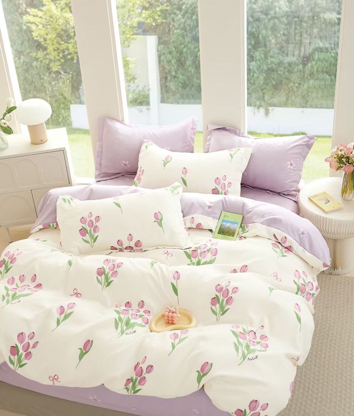 Lenjerie de pat bumbac finet – 6 piese | 16261-CH