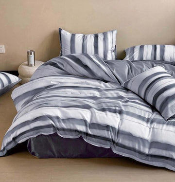 Lenjerie de pat bumbac satinat - gama Luxury – 4 piese | 16387-TL