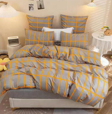 Lenjerie de pat bumbac satinat – 4 piese | 16562-C