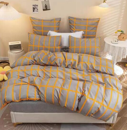Lenjerie de pat bumbac satinat – 4 piese | 16562-C