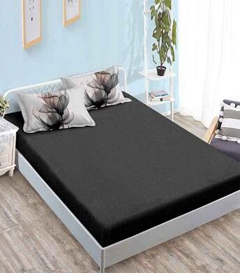 Lenjerie de pat bumbac finet cu elastic – 6 piese | 16695-TL