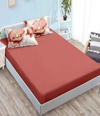 Lenjerie de pat bumbac finet cu elastic – 6 piese | 16697-TL