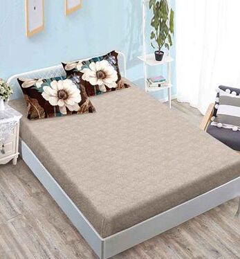 Lenjerie de pat bumbac finet cu elastic – 6 piese | 16683-TL