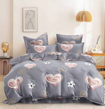Lenjerie de pat bumbac satinat - gama Luxury - 4 piese | 16707-TL
