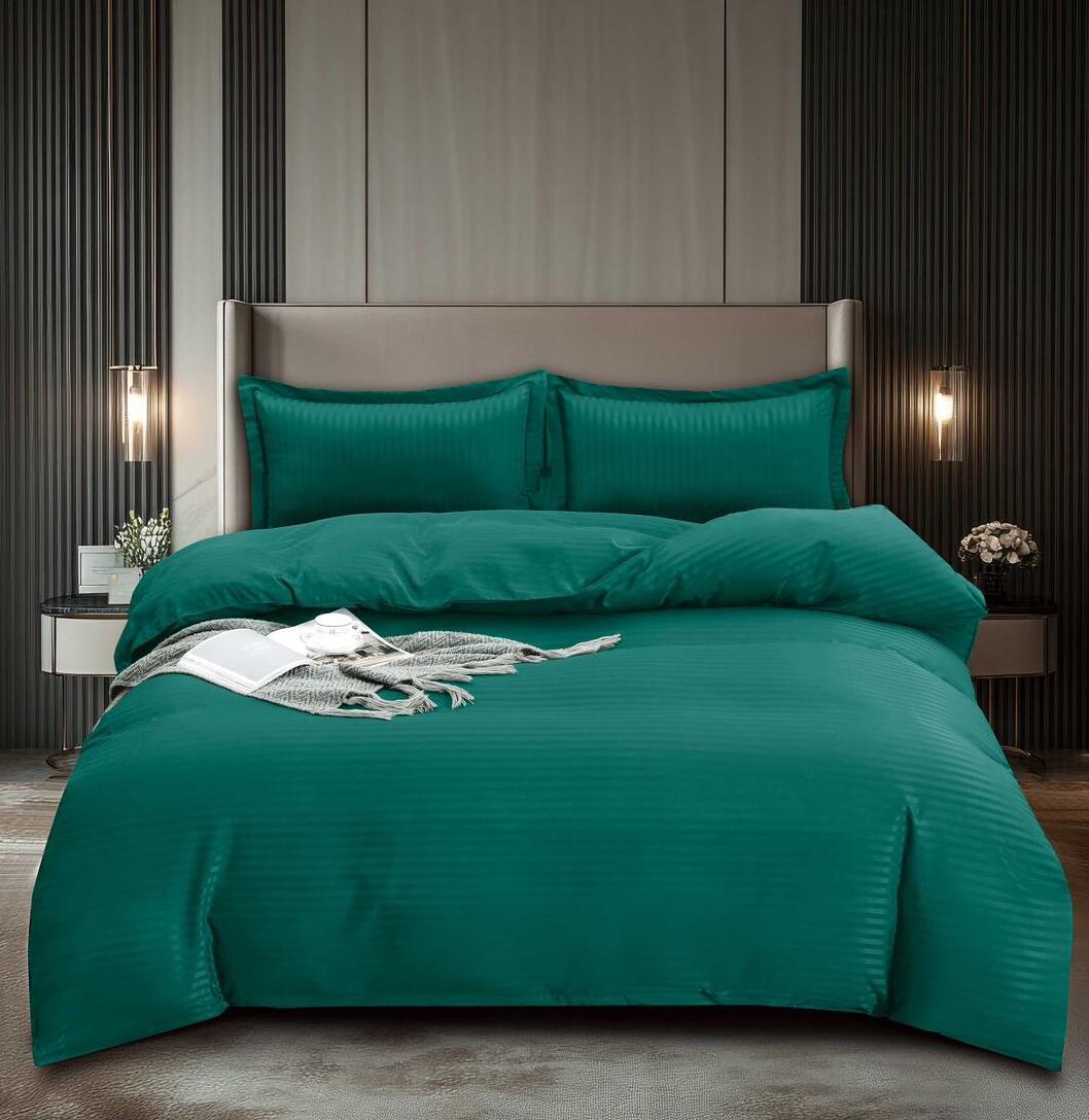 Lenjerie de pat damasc Premium gama Horeca - 4 piese | 16741-C