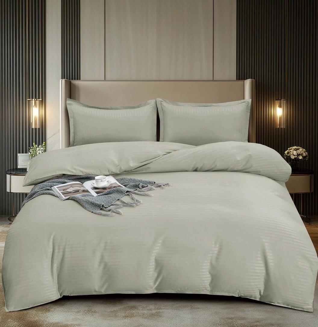 Lenjerie de pat damasc Premium gama Horeca - 4 piese | 16739-C