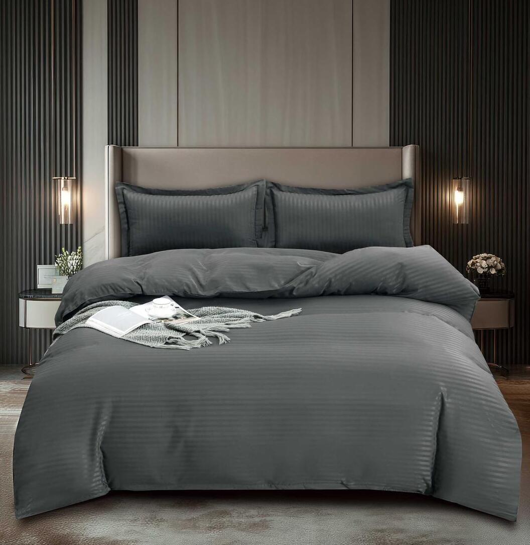 Lenjerie de pat damasc Premium gama Horeca - 4 piese | 16740-C