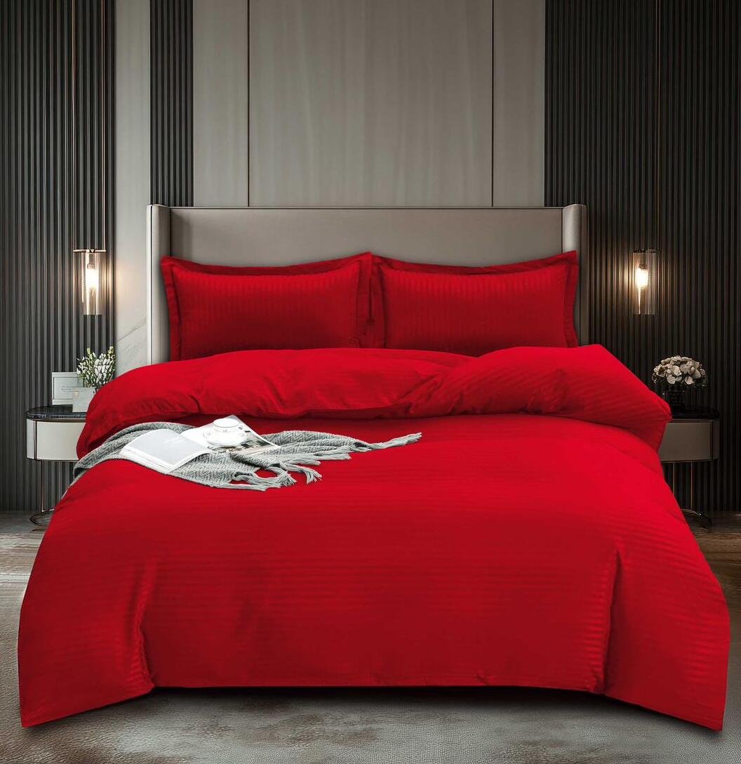 Lenjerie de pat damasc Premium gama Horeca - 4 piese | 16734-C