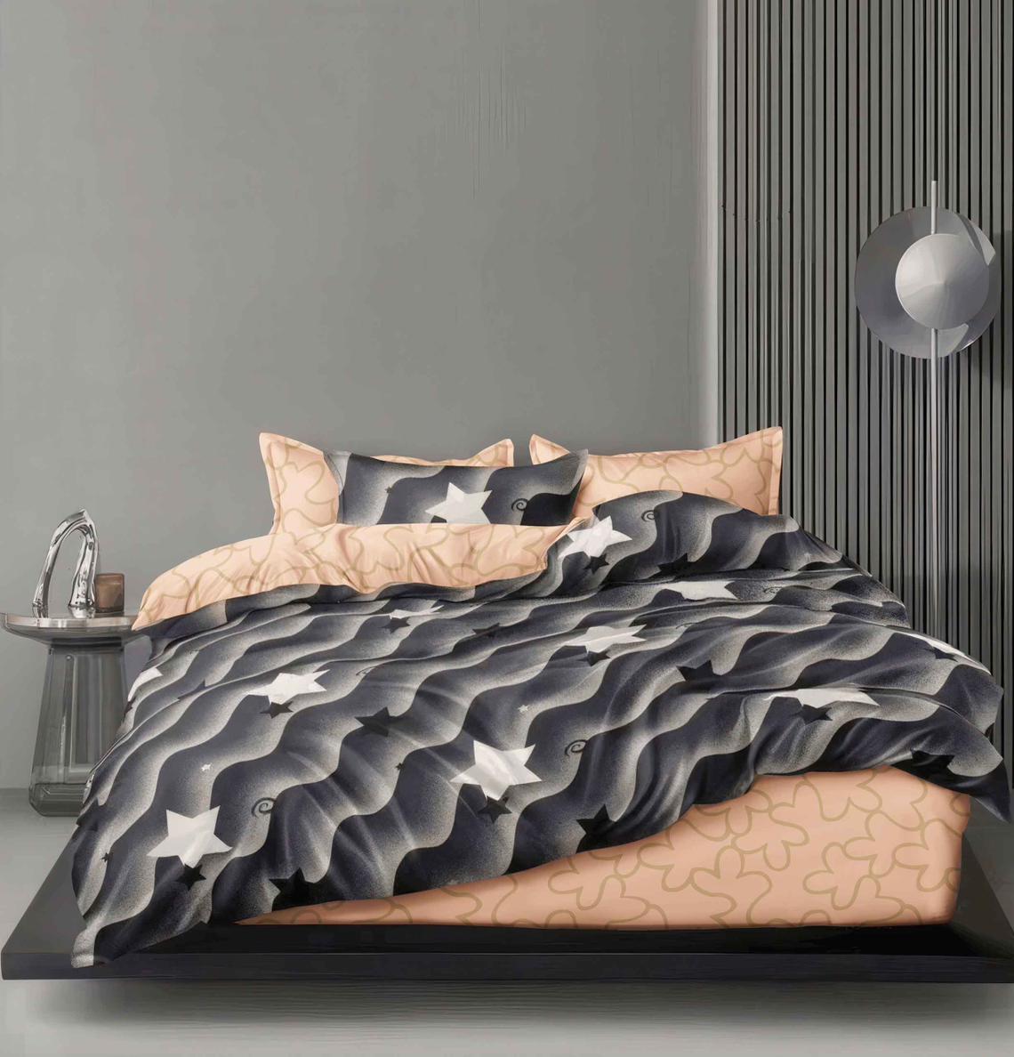 Lenjerie de pat bumbac satinat - gama Luxury - 4 piese | 16794-TL