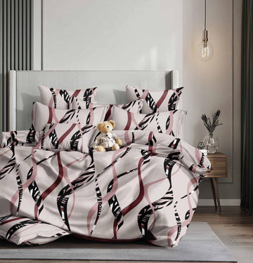 Lenjerie de pat bumbac satinat - gama Luxury - 4 piese | 16789-TL