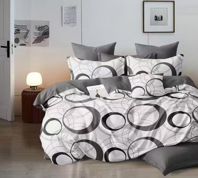 Lenjerie de pat bumbac satinat - gama Luxury - cu elastic – 4 piese | 17183-TL