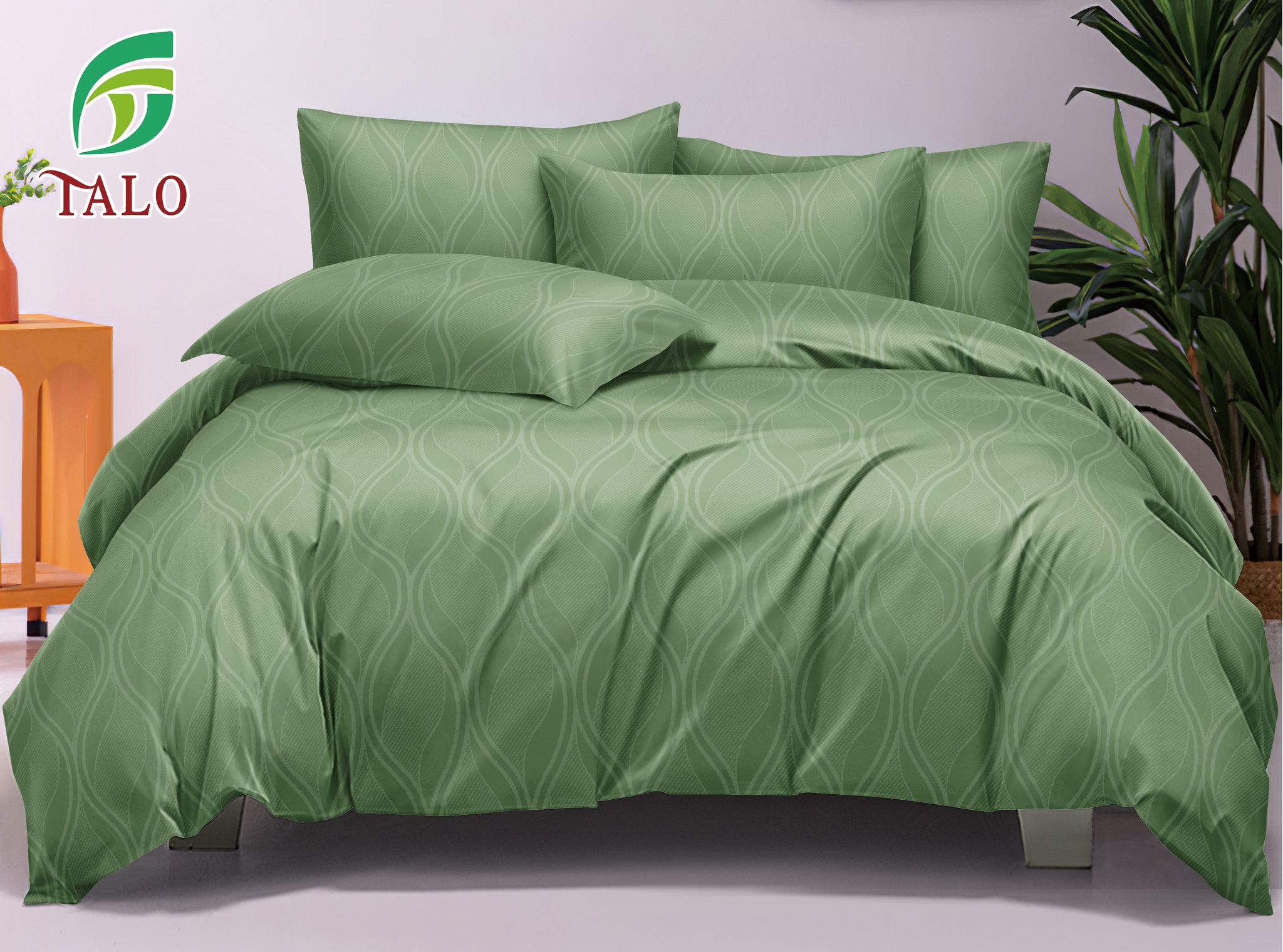 Lenjerie de pat 100% bumbac finet DELUXE – 6 piese | 17276-TL