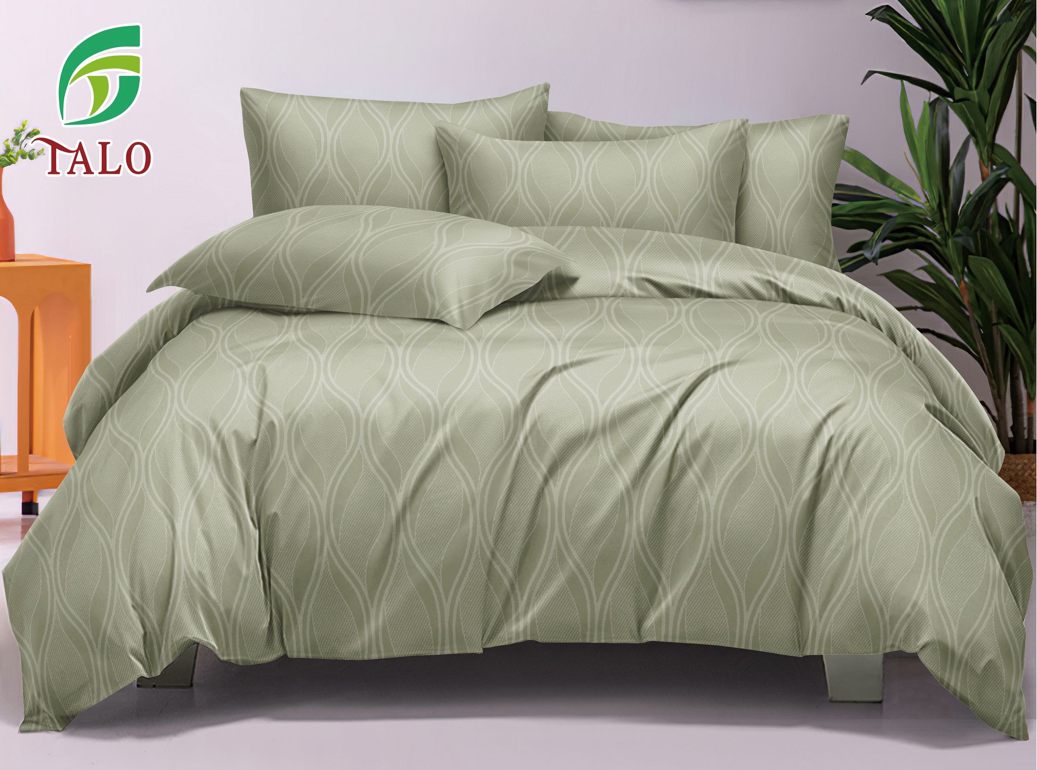 Lenjerie de pat 100% bumbac finet DELUXE – 6 piese | 17277-TL