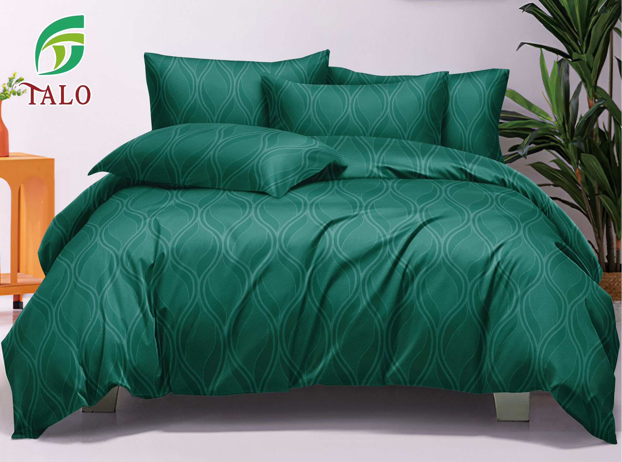 Lenjerie de pat 100% bumbac finet DELUXE – 6 piese | 17270-TL