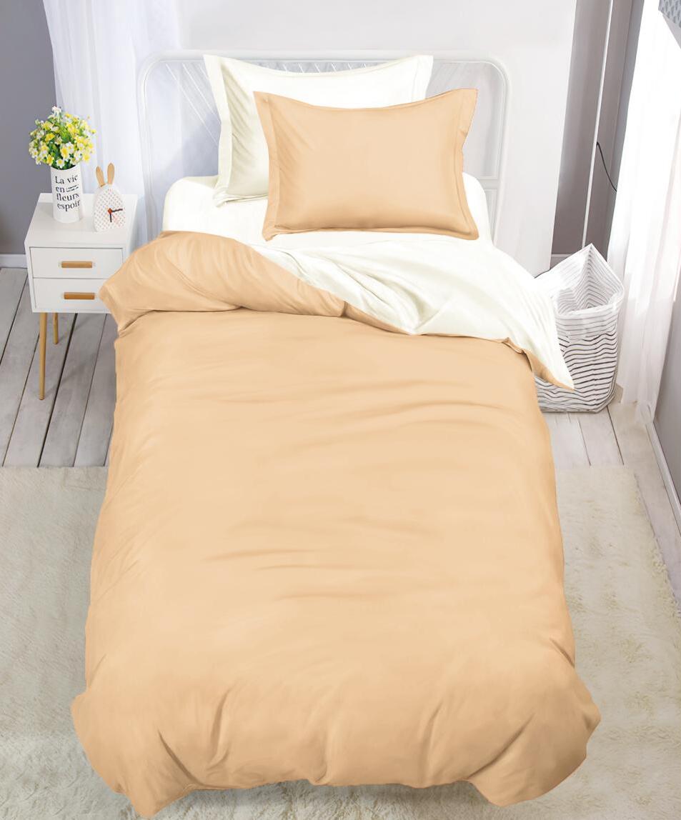 Lenjerie de pat finet 1 persoana - cu elastic - 4 piese | 17289-V