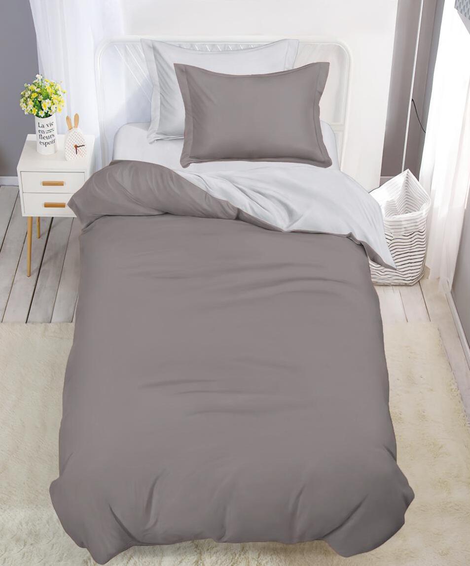 Lenjerie de pat finet 1 persoana - cu elastic - 4 piese | 17286-V