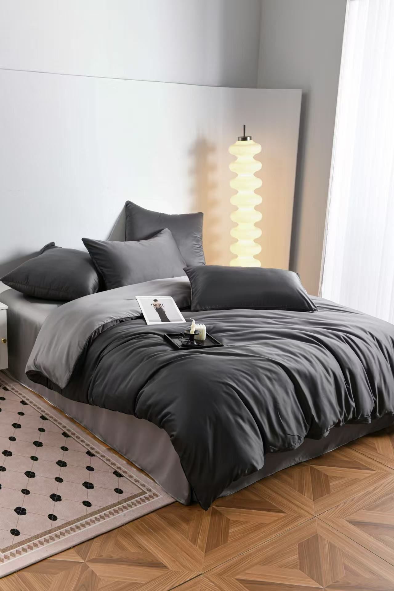 Lenjerie de pat Matase Luxury – 6 piese | 17557-C