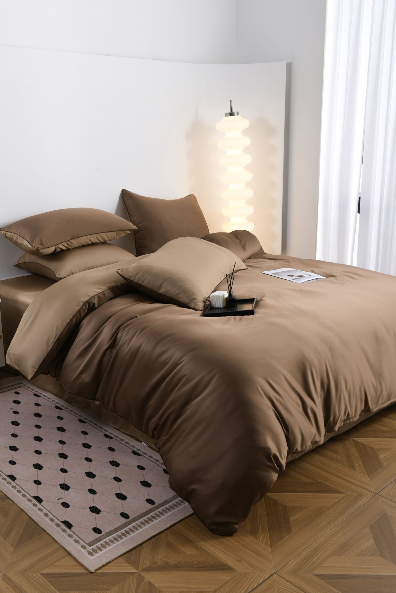 Lenjerie de pat Matase Luxury – 6 piese | 17556-C