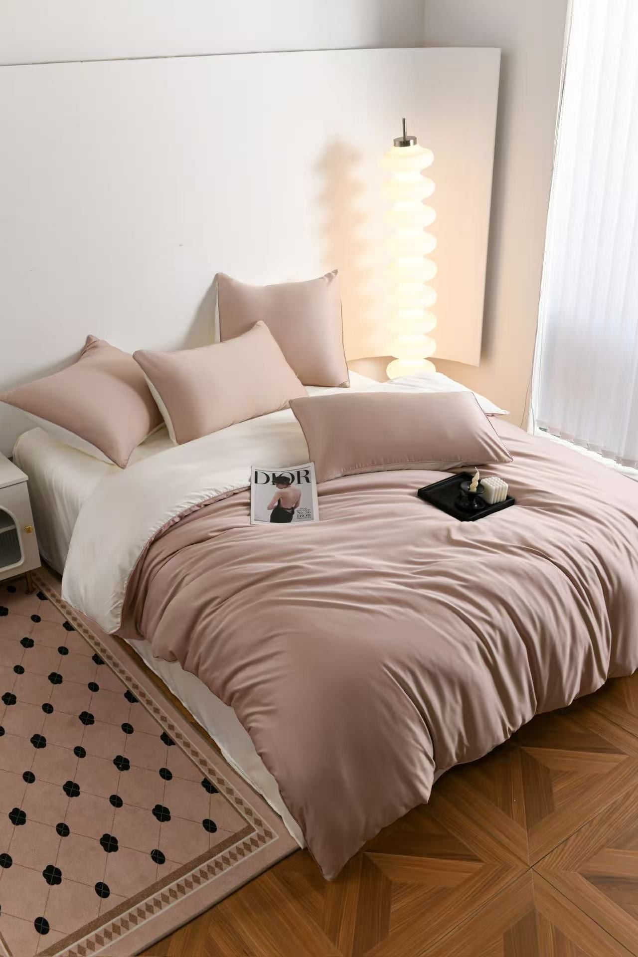 Lenjerie de pat Matase Luxury – 6 piese | 17554-C
