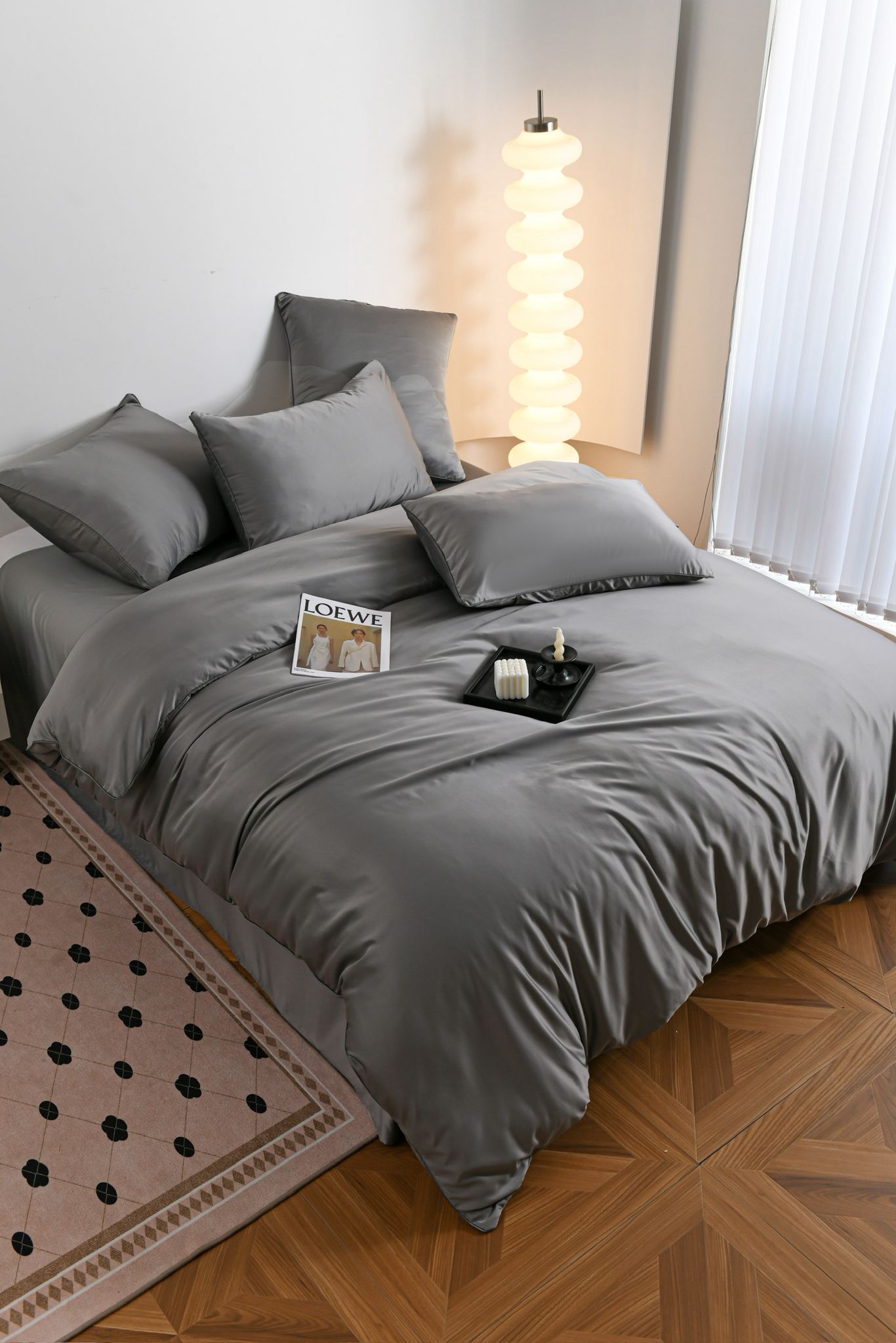 Lenjerie de pat Matase Luxury – 6 piese | 17552-C