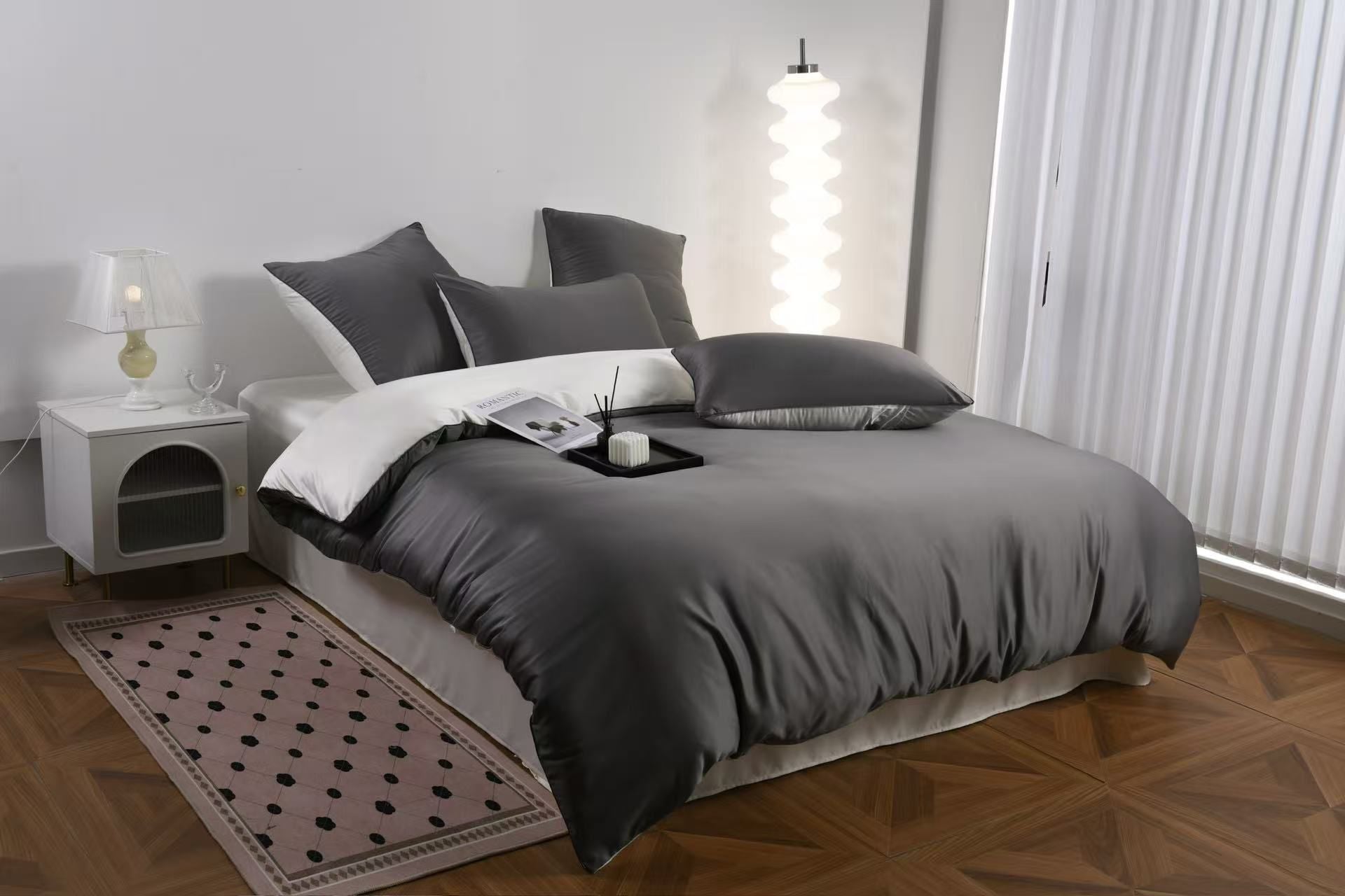 Lenjerie de pat Matase Luxury – 6 piese | 17549-C