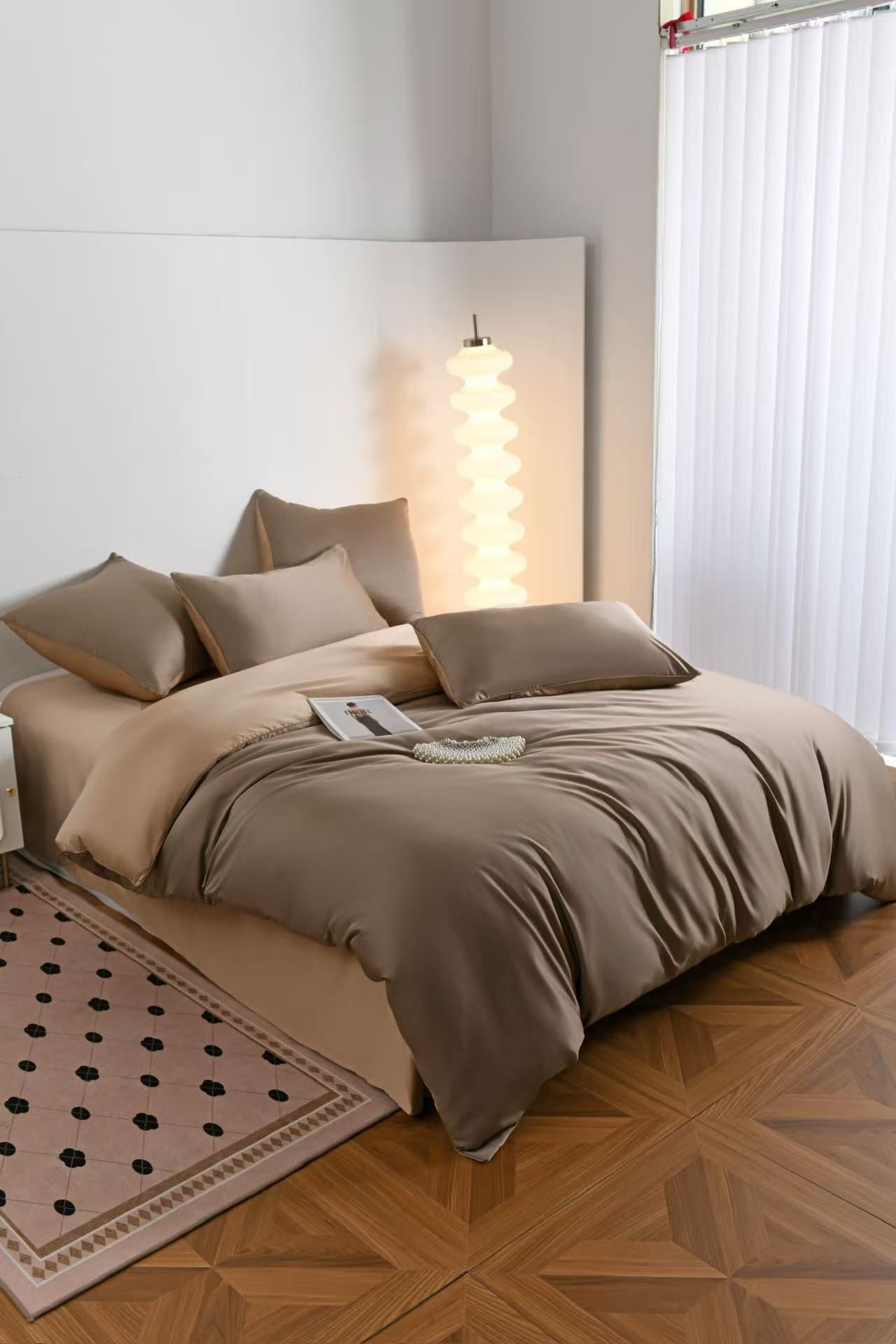 Lenjerie de pat Matase Luxury – 6 piese | 17548-C