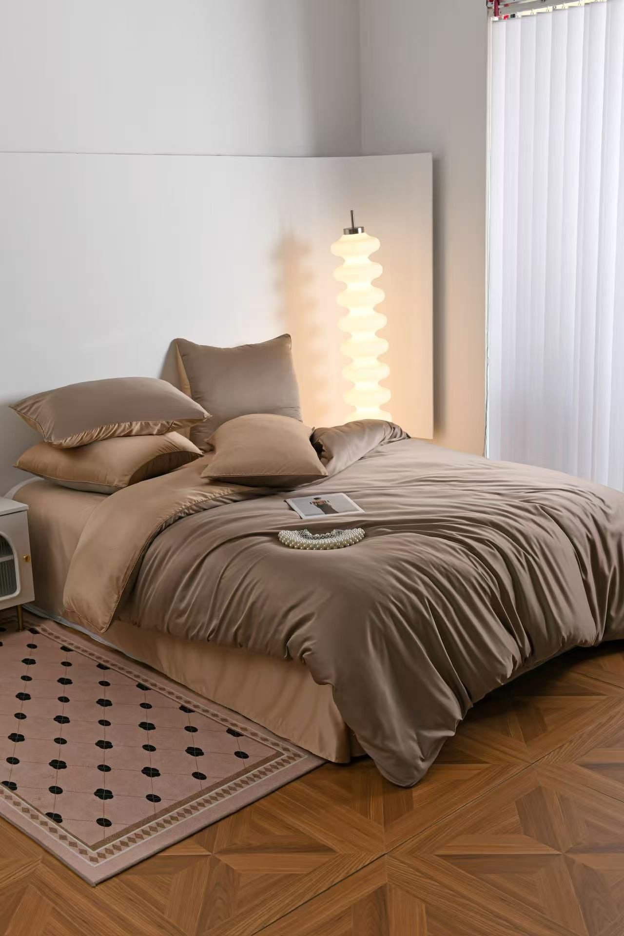 Lenjerie de pat Matase Luxury – 6 piese | 17548-C
