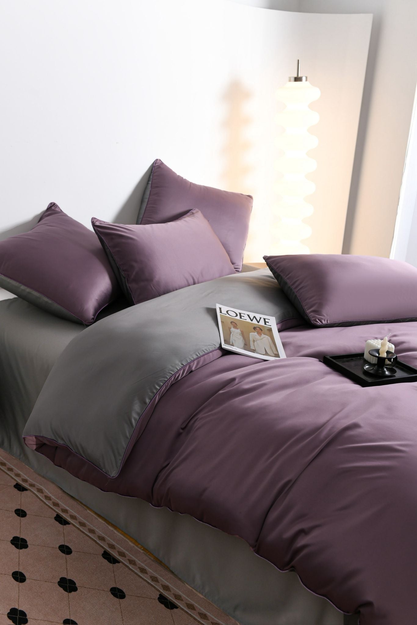 Lenjerie de pat Matase Luxury – 6 piese | 17546-C