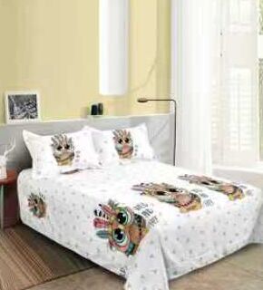 Lenjerie de pat bumbac finet Premium - gama 5D - 6 piese | 17609-C