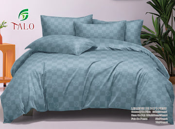 Lenjerie de pat 100% bumbac finet DELUXE - cu elastic – 6 piese | 18021-TL