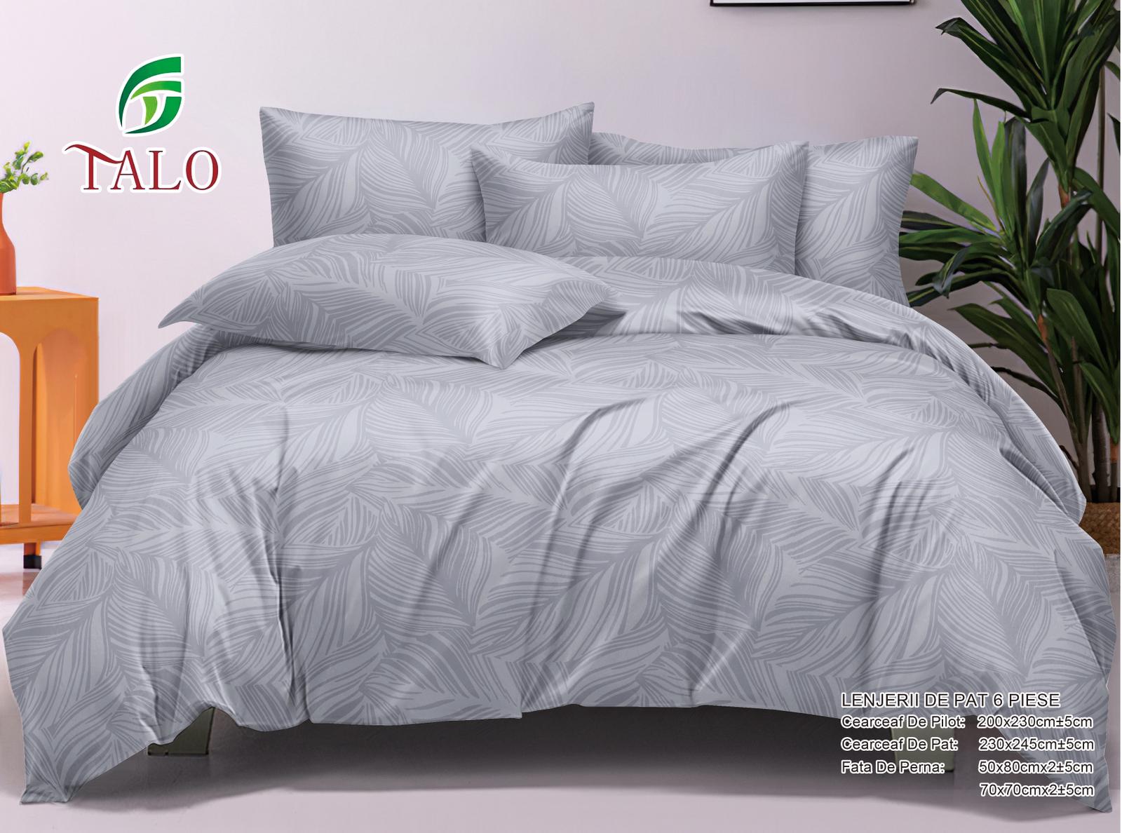 Lenjerie de pat 100% bumbac finet DELUXE – 6 piese | 17994-TL