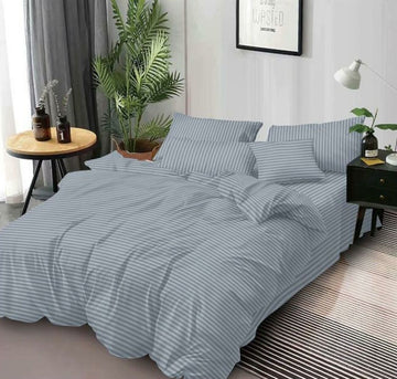Lenjerie de pat bumbac Damasc hotelier - 6 piese | 18092-SE