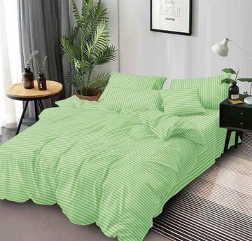 Lenjerie de pat bumbac Damasc hotelier - 6 piese | 18091-SE