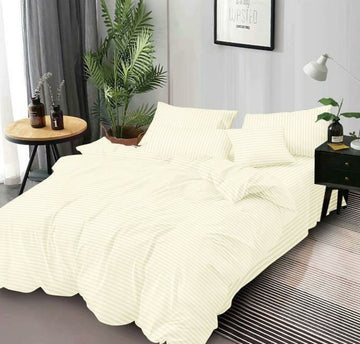 Lenjerie de pat bumbac Damasc hotelier - 6 piese | 18086-SE