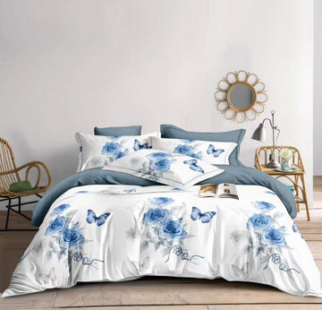 Lenjerie de pat bumbac satinat - gama Luxury - 4 piese | 18660-TL